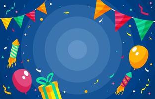 New Year Party Background Concept vector