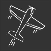 Aerobatics chalk icon vector