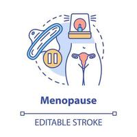 Menopause concept icon vector