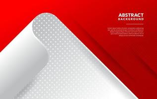 red white modern abstract background design vector