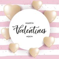 Happy Valentine's Day background vector