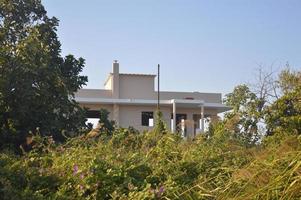 Unfinished residential building on the island of Rhodes in Greece photo