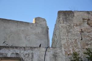 Traditional architecture of Theologos village on the island of Rhodes in Greece photo