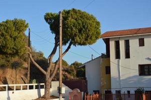 Arquitectura tradicional de la aldea de Theologos en la isla de Rodas en Grecia foto