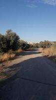 Street on the island of Rhodes in Greece photo