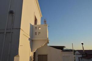 Traditional architecture of Theologos village on the island of Rhodes in Greece photo