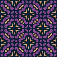 Three colors pattern ornament background. Ethnic seamless ready for print vector