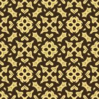 Luxury two colors pattern ornament background. Ethnic seamless ready for print vector