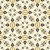 Three colors pattern ornament background. Ethnic seamless ready for print vector