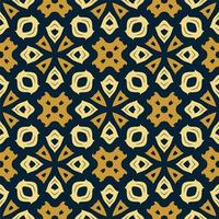 Three colors pattern ornament background. Ethnic seamless ready for print vector