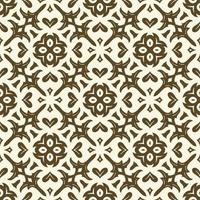 Batik seamless background. Songket pattern ornament with vintage style vector