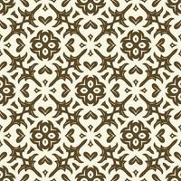 Batik seamless background. Songket pattern ornament with vintage style vector