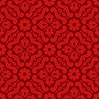 Batik seamless background. Songket pattern ornament with vintage style vector