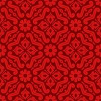 Batik seamless background. Songket pattern ornament with vintage style vector