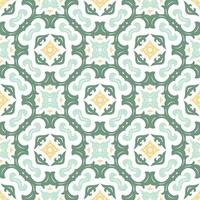 Ethnic seamless background. Songket pattern ornament with vintage style vector