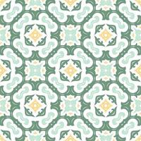Ethnic seamless background. Songket pattern ornament with vintage style vector