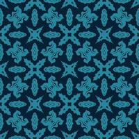 Batik seamless background. Songket pattern ornament with vintage style vector