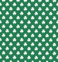 Clover shamrok seamless pattern vector illustration. Happy St. Patrick's Day