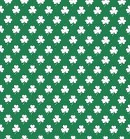 Clover shamrok seamless pattern vector illustration. Happy St. Patrick's Day