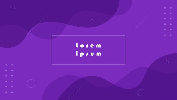 Minimal Abstract Purple Wave Shape Background. Can Be Used For Banner, Landing Page Or Presentation vector