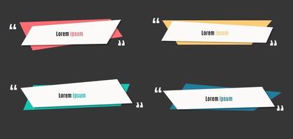 Set Or Modern Abstract Rectangle Frame Banner Template vector