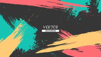 Abstract Colorful Grunge Paint Background Design vector