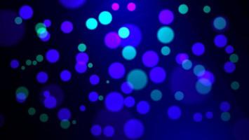 Abstract Colorful Blur Bokeh Effect In Dark Background vector