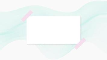 Blank Note Paper In Dynamic Lines Background vector