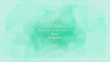 Modern Abstract Colorful Cyan Watercolor Textured Background vector