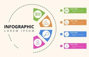 Circle Creative Diagram Business Plan Concept Infographic Element Template vector