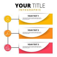 informe de diagrama creativo concepto de plan de negocios plantilla de elemento infográfico vector