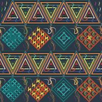 traditional contemporary art geometric ethnic tribal pattern vector background