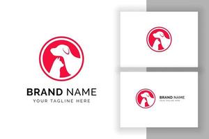 plantilla de diseño de logotipo de tienda de mascotas. icono de vector de diseño de logotipo de casa de mascotas