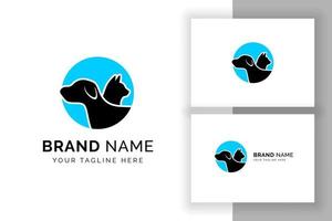 pet shop logo design template. pet home logo design vector icon