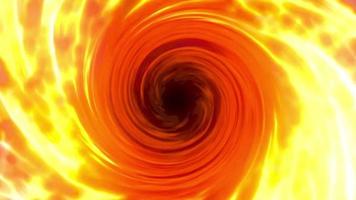 Fire flame swirl loop animation video