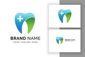 Dental logo design template. Tooth dental logo design. vector