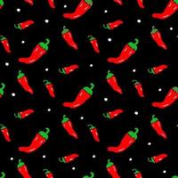 Mexican pepper pattern vector