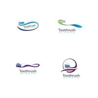 Tooth brush icon trendy silhouette modern style design. Vector