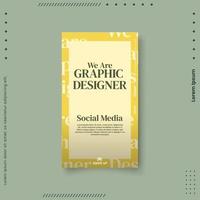 Trendy editable template for social networks stories, vector illustration. Design backgrounds for social media