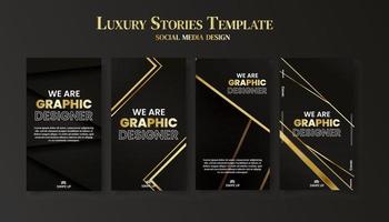 Luxury editable template for social networks stories, vector illustration. Design backgrounds for social media.