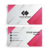 Background of Modern Geometric Business Card Template with colorful colors vector