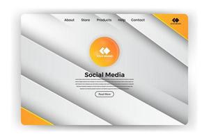 plantillas de diseño de páginas web para negocios, finanzas y marketing. conceptos de ilustración vectorial moderna para el desarrollo de sitios web y sitios web móviles. fácil de editar y personalizar. vector