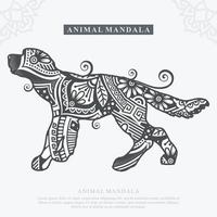 Animal Mandala Vector. Vintage Decorative. Vector illustration.