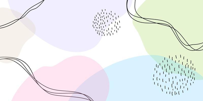 Hand drawn seamless modern abstract colorful pastel pattern. Cute vector line for paper, fabric background.