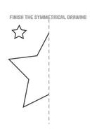 Shapes Tracing Coloring Pages Preschool Activity vector