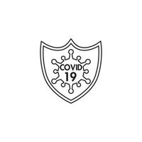 icons on the theme of corona virus covid 19 - stay at home vector logo illustration