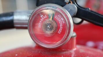 extintores de incendios disponibles en emergencias de incendio, foto