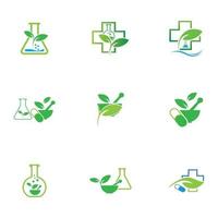 natural medicine logo vector