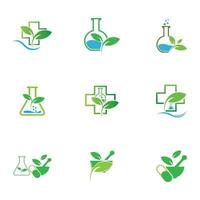 natural medicine logo vector