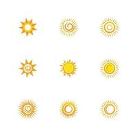 sun logo vector